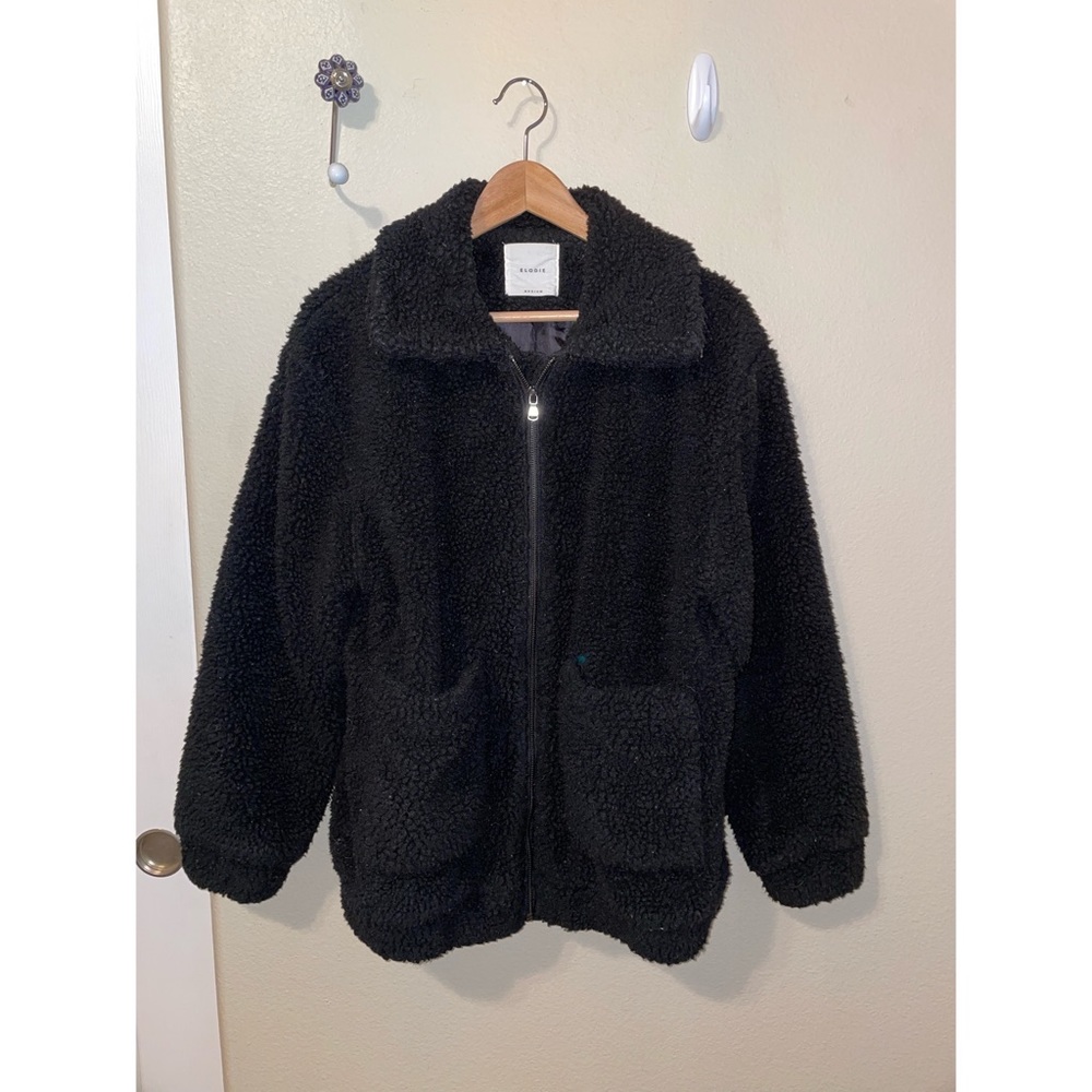 Elodie Teddy Coat size M, black